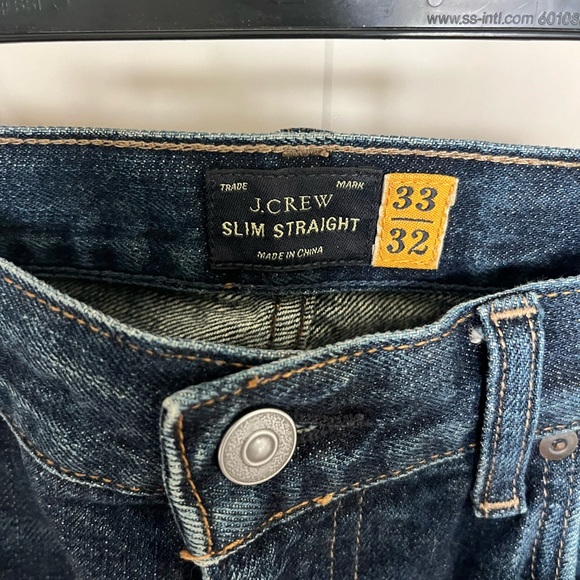 J Crew Men’s Slim Straight Jeans - Picture 2 of 3